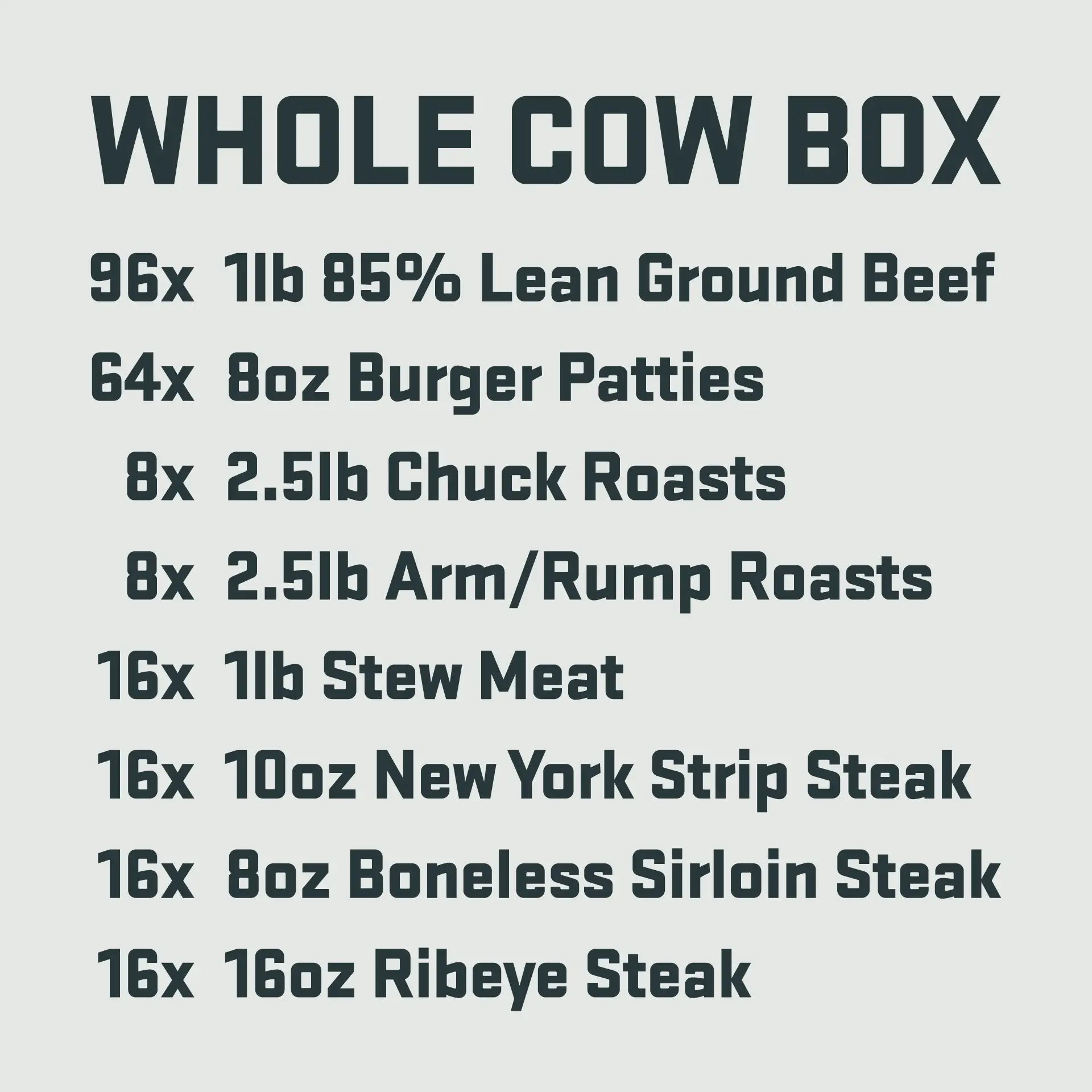 Whole Cow Box